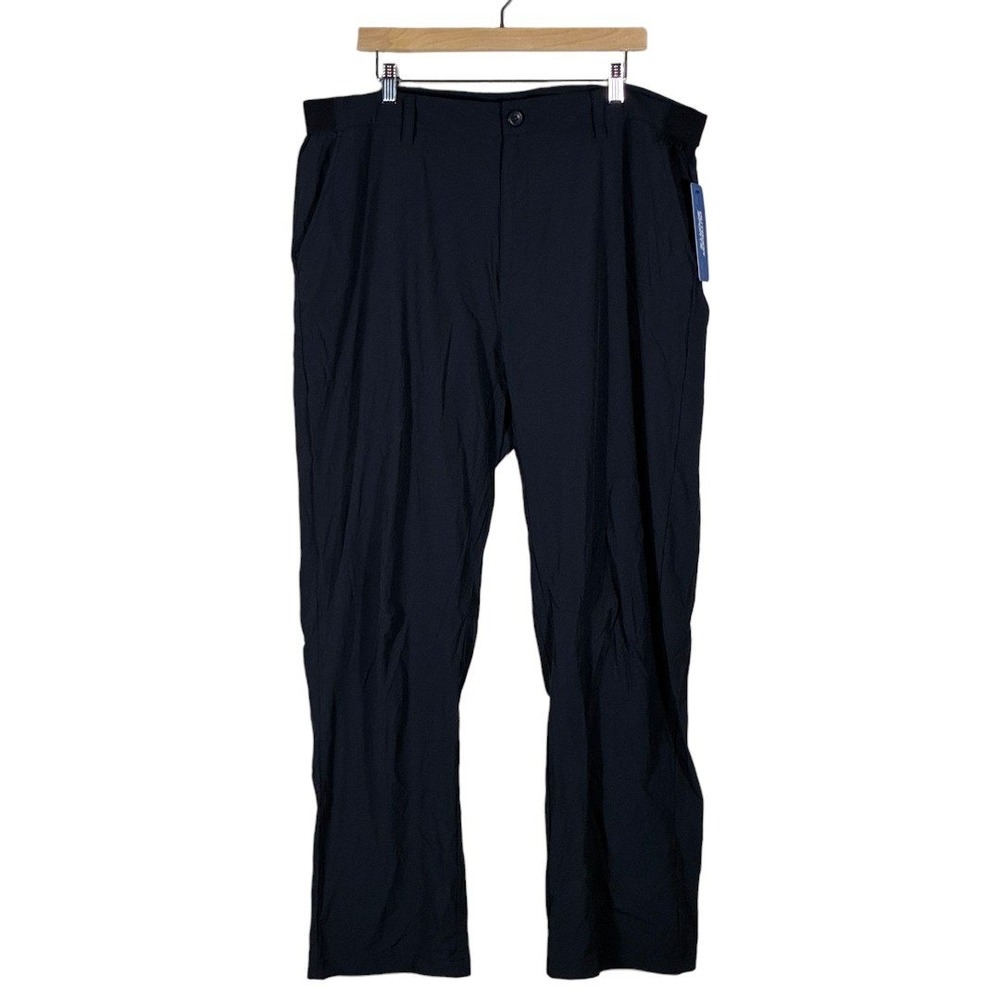 Outdoor Sports Performance Solid Hiking Pants Black Gorpcore Stretch Size 42